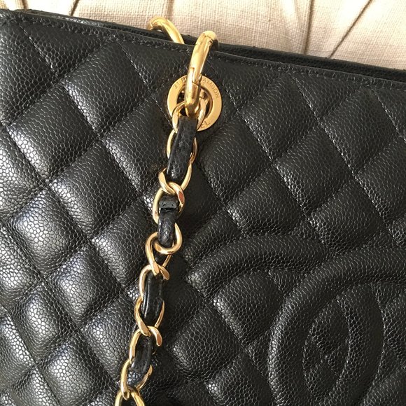 Authentic Chanel GST Grand Shopping Tote Bag - Picture 11 of 16